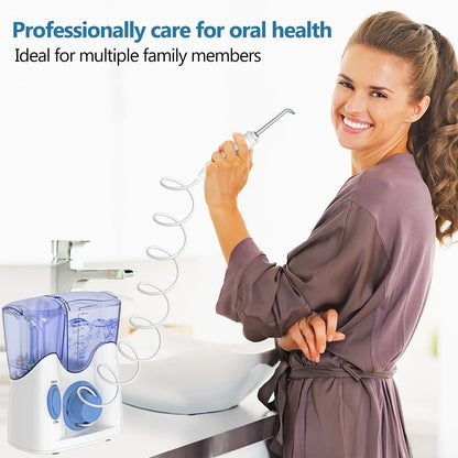 H2ofloss Dental Water Flosser for 8.39x6.5x10.16 Inch (Pack of 1), White