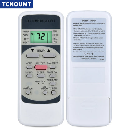 Remote Control For Midea RG51M5/(C) EU RG51M5/EU Air Conditioner With backlight