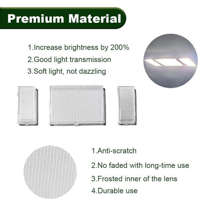 Dome Light Cover Interior Map Clear Covers