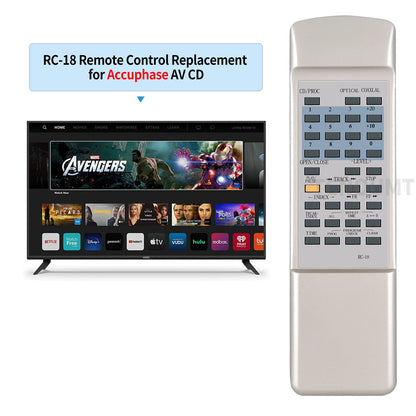 RC-18 Remote Control For Accuphase CD DP-11 DP-55 DP-60 DP-70V DP-75 DP-80L