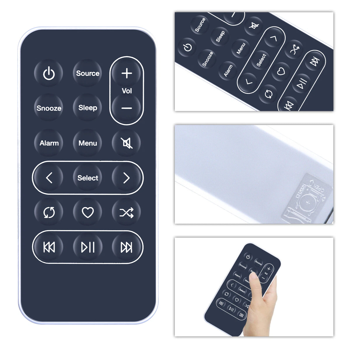 Replacement Remote Control Compatible With Pure Contour 100Di
