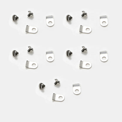 10 Sets Casing Clamps Tab & Screw For Watch Movement ETA 2824 2834 2846 2836