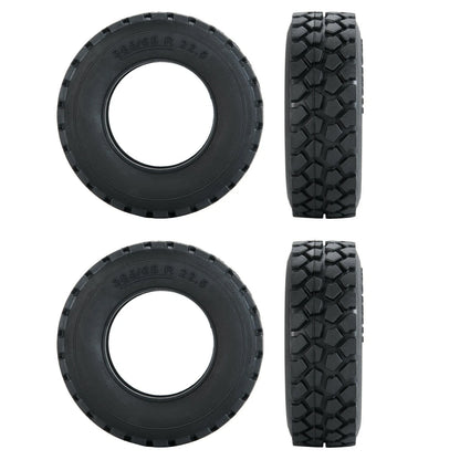 4* Rubber Tires Tyres For Tamiya 1/14 RC Tractor Truck Car Repair Parts
