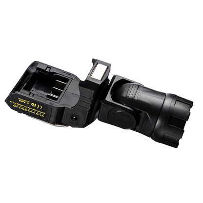 Handheld LED Work Light Flashlight Adapter For DeWalt 12V MAX Li-Ion Battery F