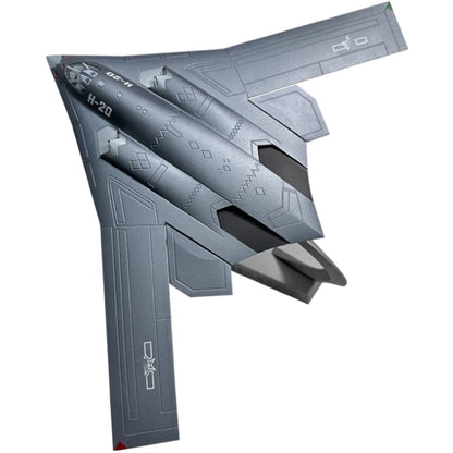 20cm 1/160 China H-20 Strategic Stealth Bombers Fighter Model Gifts For Birthday