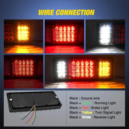 Nilight 2PCS Trailer Tail Light Lights, 2Pcs 40LED