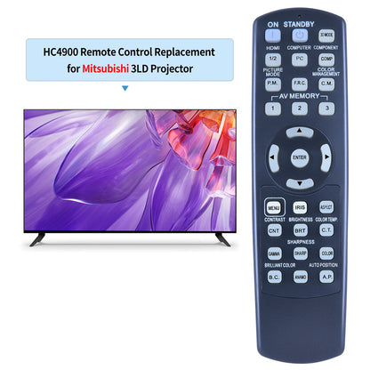 Remote Control For Mitsubishi LCD Projector HC4900 HC5000 HC5500 HC6000 HC6800