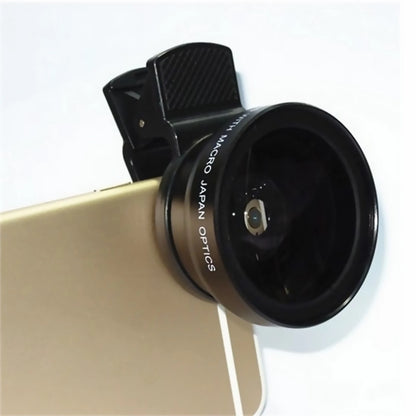 2 in 1 Mobile Phone Lens 0.45X Wide Angle Len & 10X Macro HD Camera Lens