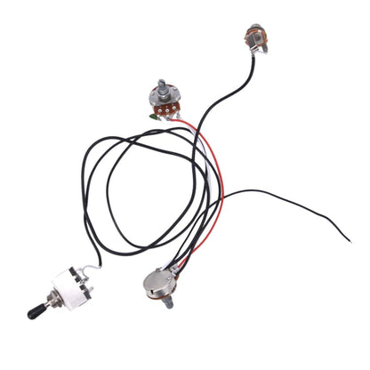 Moofey Electric Guitar Parts, Wiring Harness with 3 Way Chrome Box Toggle...
