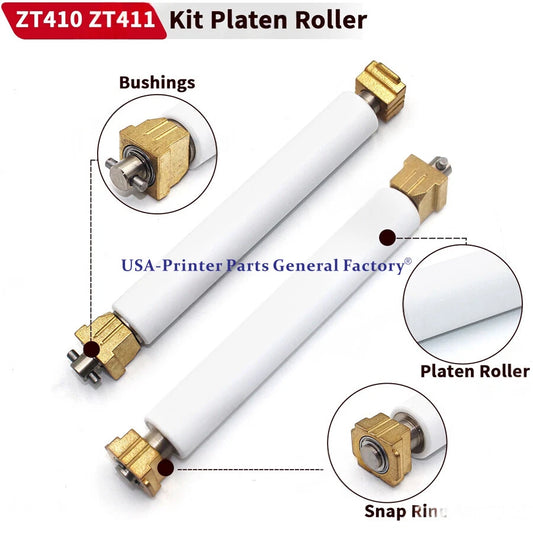 10SET ✅ Platen Roller For Zebra ZT411 ZT410 Printer Fast delivery P1058930-080