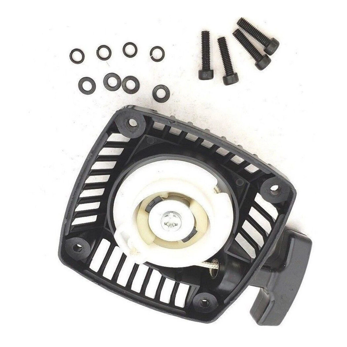 Pull Starter With 4 Screws 4 Locking Washers Adapter For HPI Baja 5B/5T
