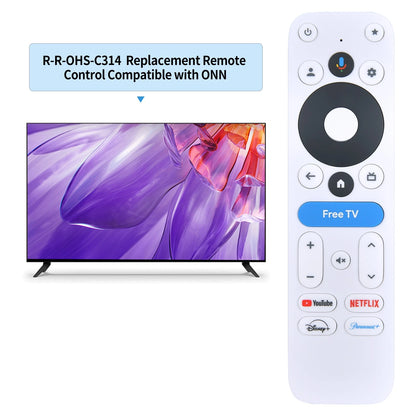 Voice Remote Control For Onn 4K Pro Streaming Device, Google TV