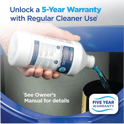 EcoPure EPCL Universal Water Softener Cleaner 16 Fl Oz (Pack of 1), Off-White