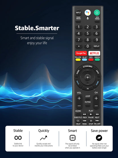RMF-TX310U Voice Remote Control For Sony 4K Smart TV RMF-TX220U XBR-55X900F