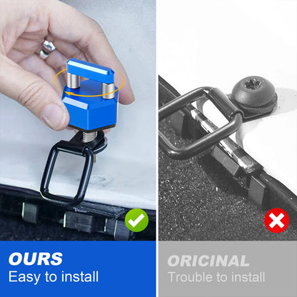 Billet Aluminum Hard Top Quick Removal Fastener Thumb Screw, Integrated D Ring