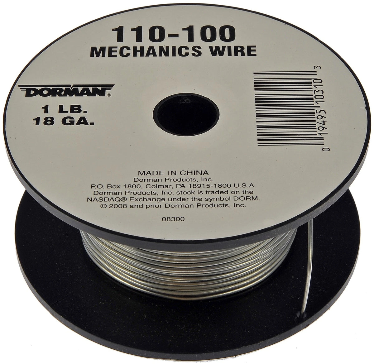 Dorman 110-100 18 Gauge 1 Pound Spool Mechanics Wire, 166 Feet Regular