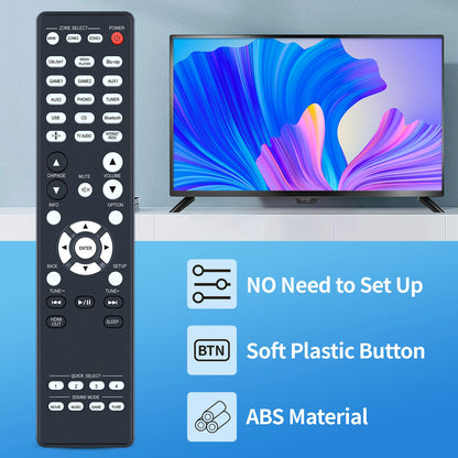 RC-1256 Remote Control For Denon AV Receiver AVR-X6800H