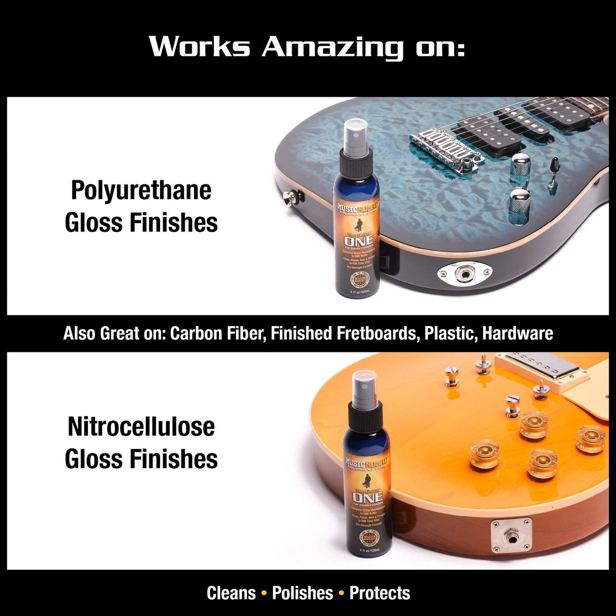 MusicNomad Guitar Complete Cleaning & Care Kit: Cleaner, 10 Fl Oz (Pack of 1)
