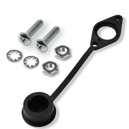Truck Electric Winches Remote Control Socket Rubber Dust Cover Cap Mount Kit