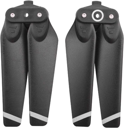 8pcs Propeller for DJI Spark Drone,4730F Quick-Release Black White Stripe