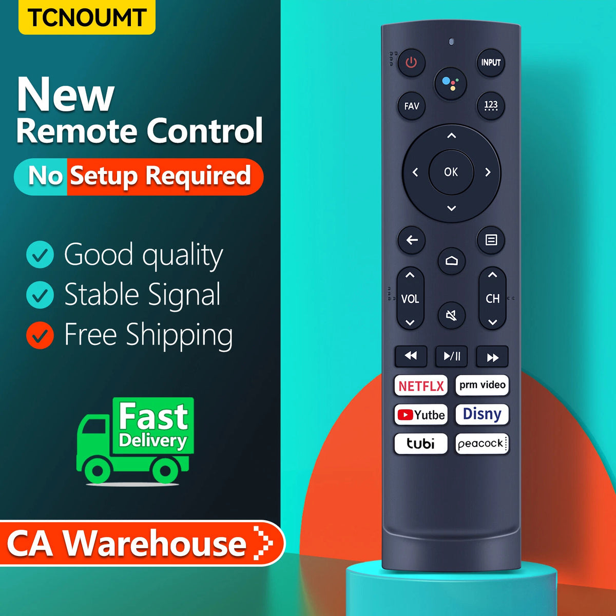 ERF3A90 Remote Control For Hisense Smart TV ERF3M90H ERF3V90H