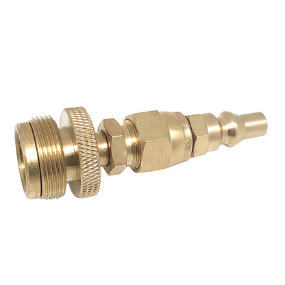 1lb Propane BBQ Grill Disposal Adapter Regulator for 1/4" Quick Connect Plug