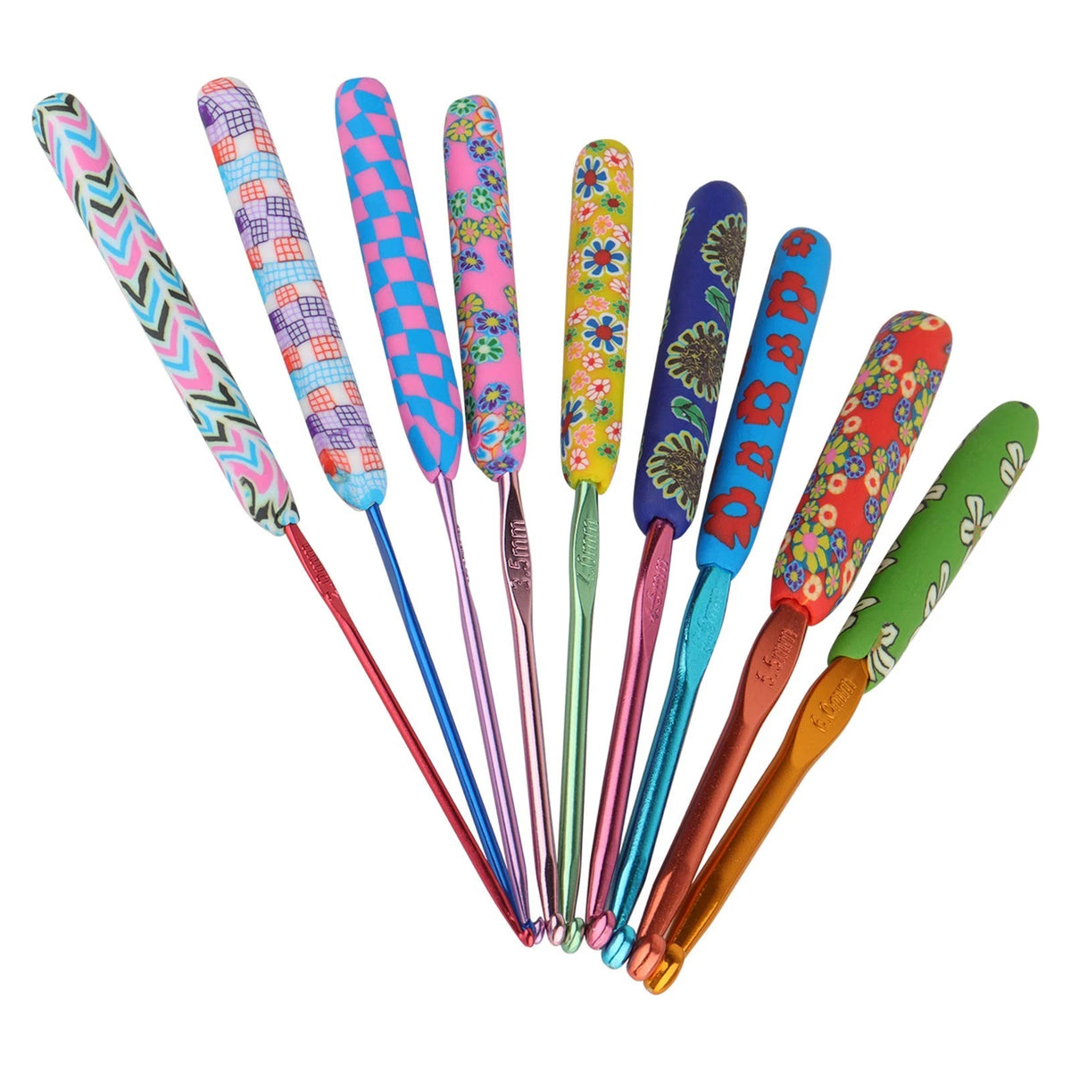 Coopay Warm Crochet Hook, Ergonomic Hooks Set w/Soft Fresh Flowers