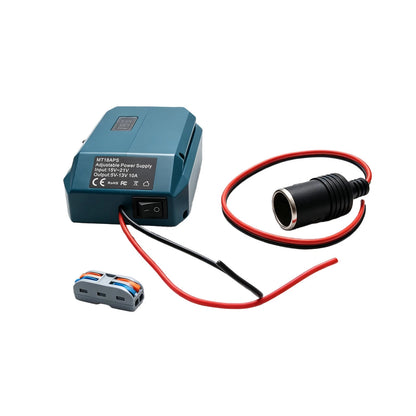 Step Down Converter Adapter with 10A LED Fireproof ABS Fits for Makita BL1850
