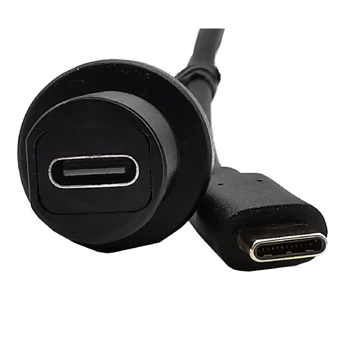 USB 3.1 Type-C Male to Female Auto Yacht Dashboard Extension Waterproof Cable u