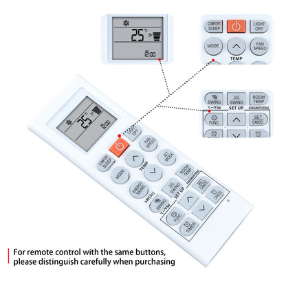 AKB75215401 For LG Air Conditioner AC Remote Control AKB74955617 AKB74075602