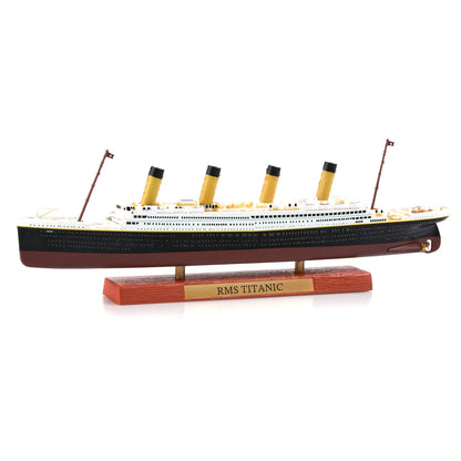 White and Yellow 1/1250 Diecast TITANIC Cruise Ship Boats Boat Alloy Model