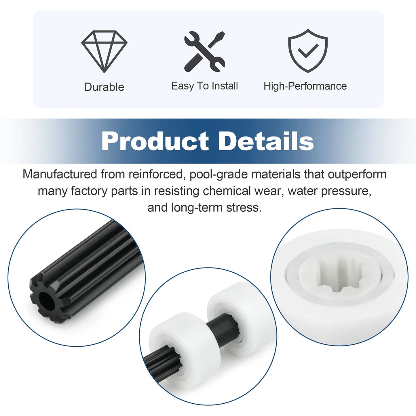 Drive Gear Assembly PVXH019SA for Hayward AquaNaut 200/400 Pool Cleaner