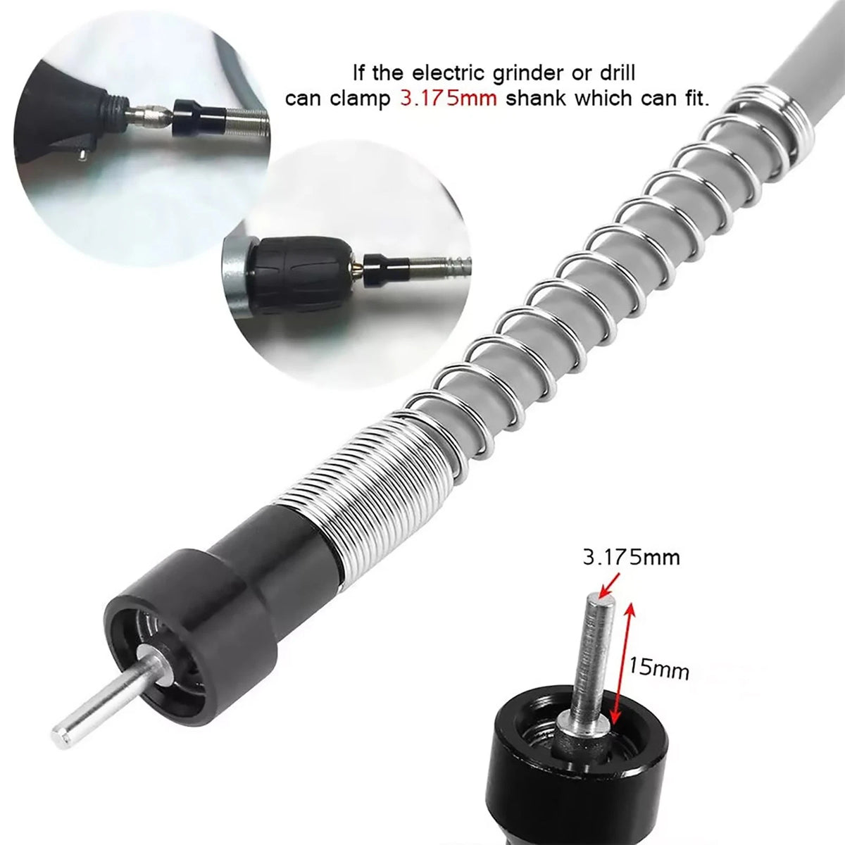 Flexible Drill Grinder Flex Shaft For Rotary Drive Power Accessories Useful