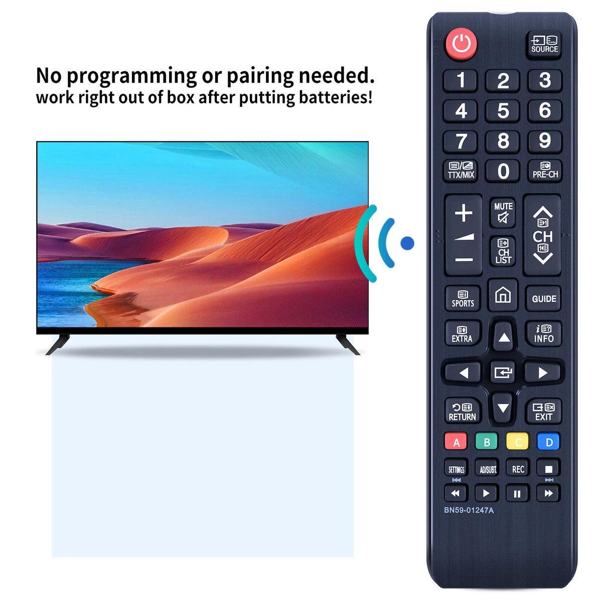 BN59-01247A Remote Control For Samsung Smart TV 7 Series 8 Series 9 Series