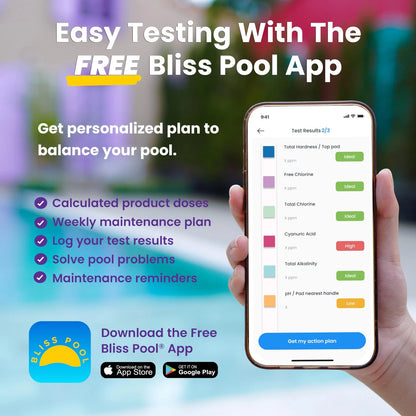 Pool Test Strips 7 in 1 (150 Strips) with App, Easy & Accurate Swimming Pool...