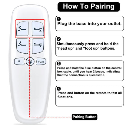 HJH13D Remote Control For Lucid L300 HJC18 Control Box Adjustable Bed Richmat
