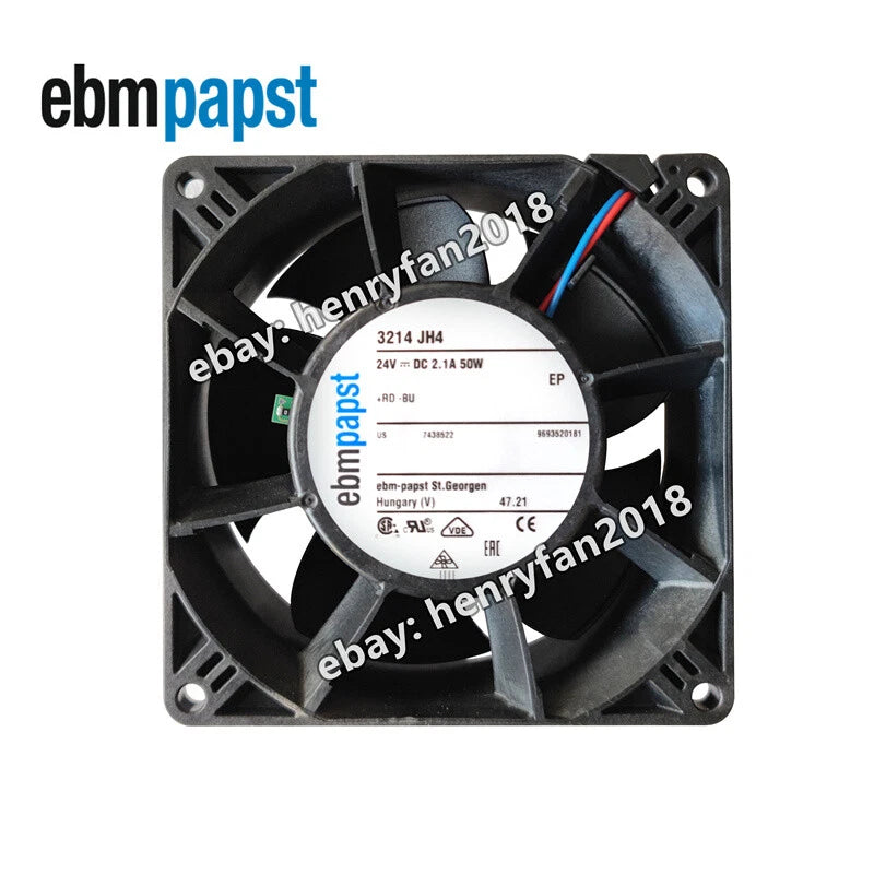 Ebmpapst 3214JH4 Axial Fan DC 24V 13000RPM 2.1A 92*92*38MM Cooling Fan