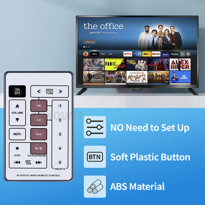 Remote Control For Bose Acoustic Wave CD-3000 Music System White