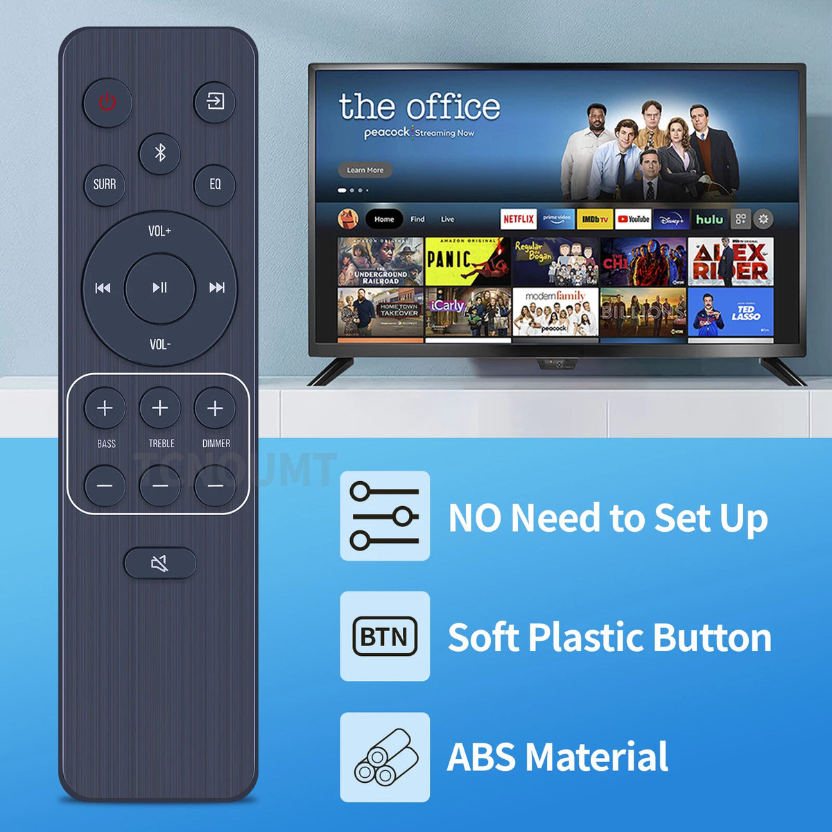 Remote Control For Hisense AX5125H 5.1.2Ch Sound Bar