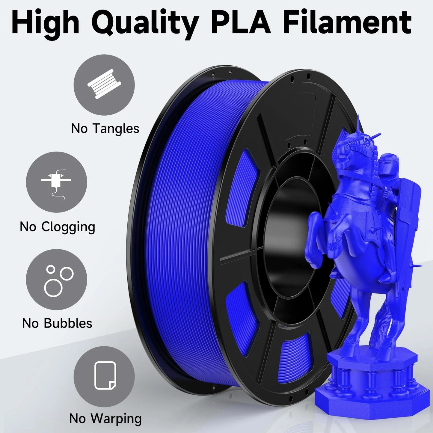 PLA Filament 1.75mm Bundle, WEEDO 3D Printer Filament, 1.75mm, Multicolor1