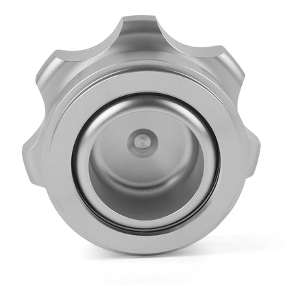 Aluminum Weld-In Bung Fill Plug Cap Kit(1-3/8" Opening,1-1/2"-12 Threads) Silver