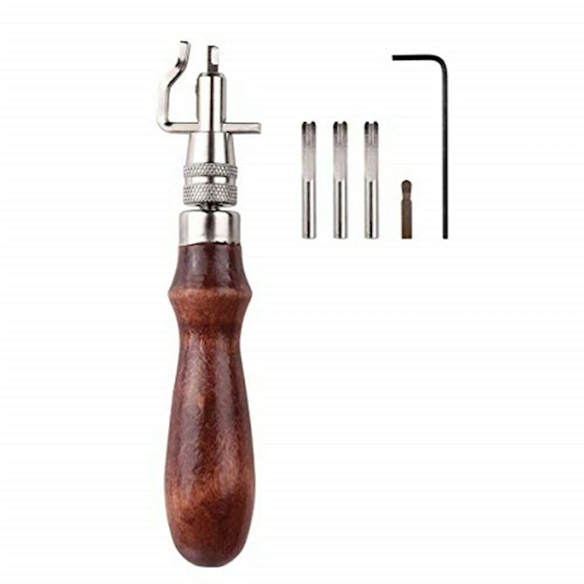 DIY Leathercraft Stitching Groover Skiving Edger Beveler Leather Working Tools E