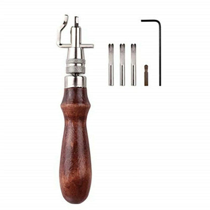 DIY Leathercraft Stitching Groover Skiving Edger Beveler Leather Working Tools E
