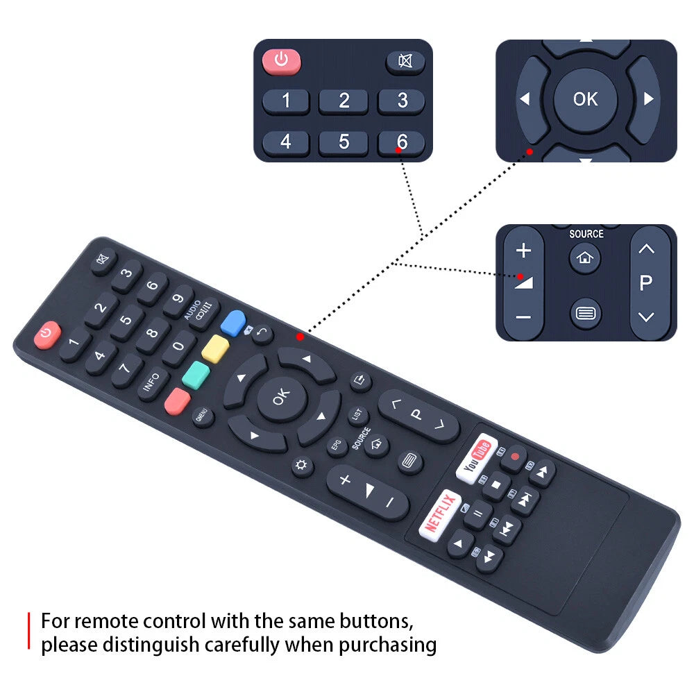 RM-C3227 Remote Control For JVC TV RM-C3349 RM-C3354 RM-C3348 ATV65UHDS-0319