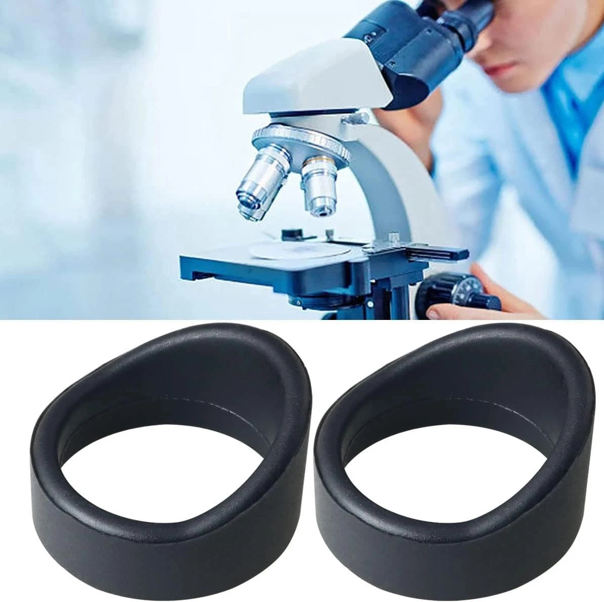 MEETOOT 2pcs Binocular Rubber Eyepiece 31-33mm Shield