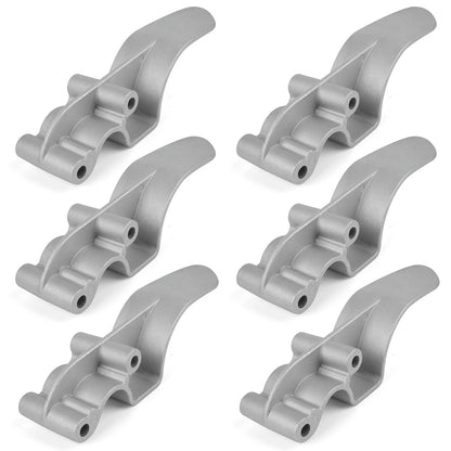 6PCS Easy-Off Aluminum Tarp Stop Upright, Direct Replacement For Shurco 1705775