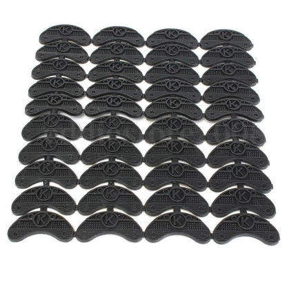 20PCS 10-Pair Rubber Heel Savers Toe Plates Taps DIY Shoe Repair Pads 50*20*3mm