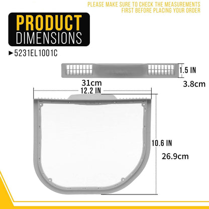 1× PS3527575 Dryer Lint Filter Direct Replacement For Kenmore 796.61422410 Dryer