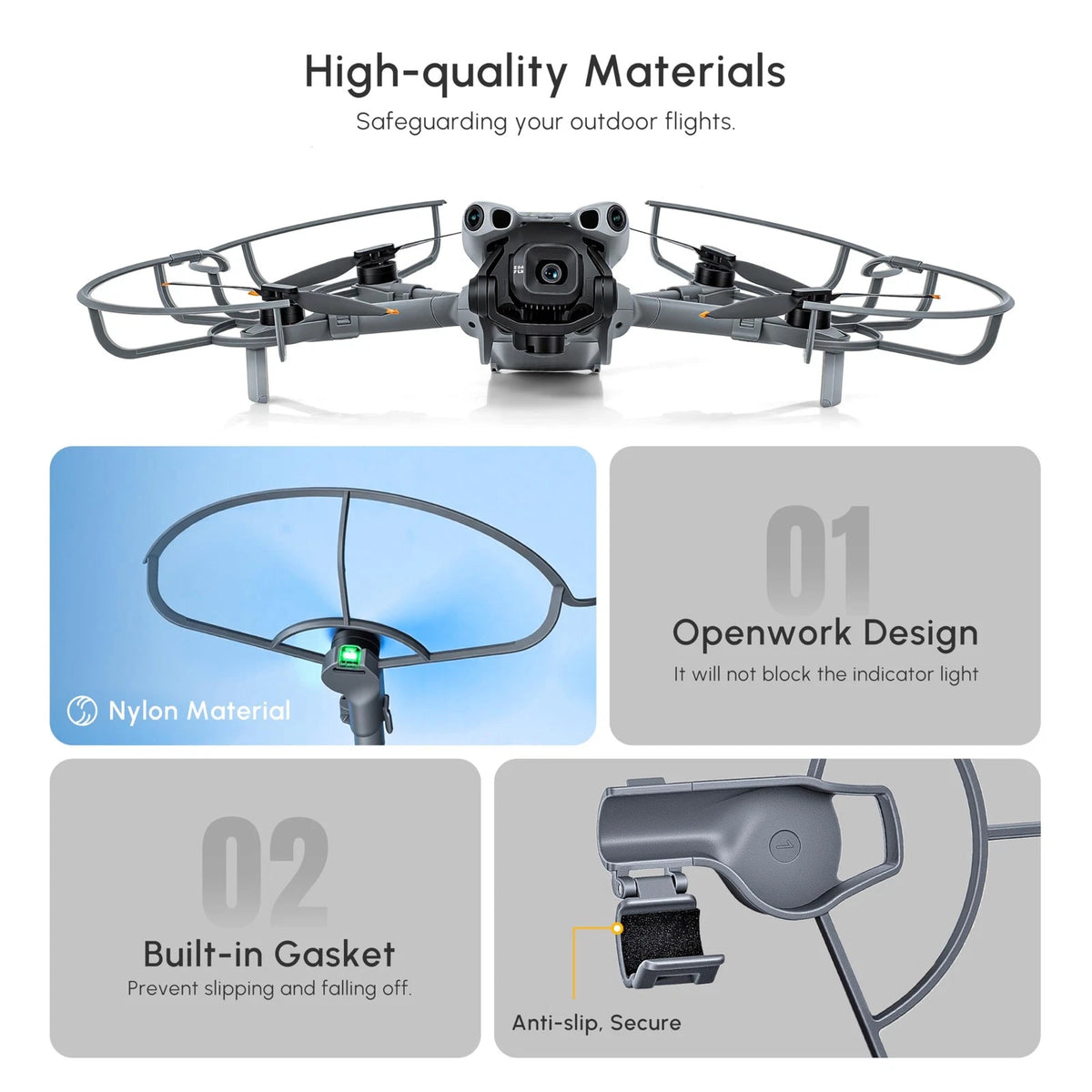 STARTRC Propeller Guard for DJI Mini 5 Pro Accessories,Quick Body color