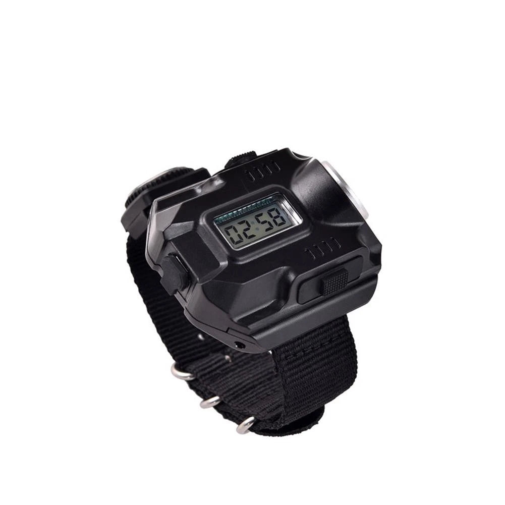 Flashlight LED Torch Compass Tactical LED Rechargeable Outdoor Sport Watch